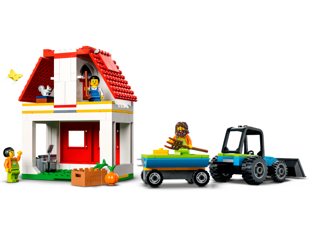 Lego Bauernhof mit Tieren ферма с животными