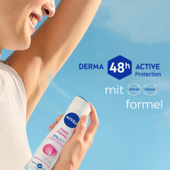 NIVEA Fresh Flower Deodorant Spray, 150 ml, Нивеа Дезодорант спрей, цветочный аромат, 0% алюминия, формула INFINIFRESH, 48ч защита, 150 мл
