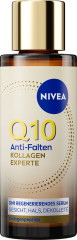 NIVEA Q10 Anti-Falten Kollagen Experte 3in1 Serum, 30 ml, Нивеа Сыворотка для лица 3 в 1, Q10, коллагеновые пептиды и церамиды, восстановление коллагена, 30 мл