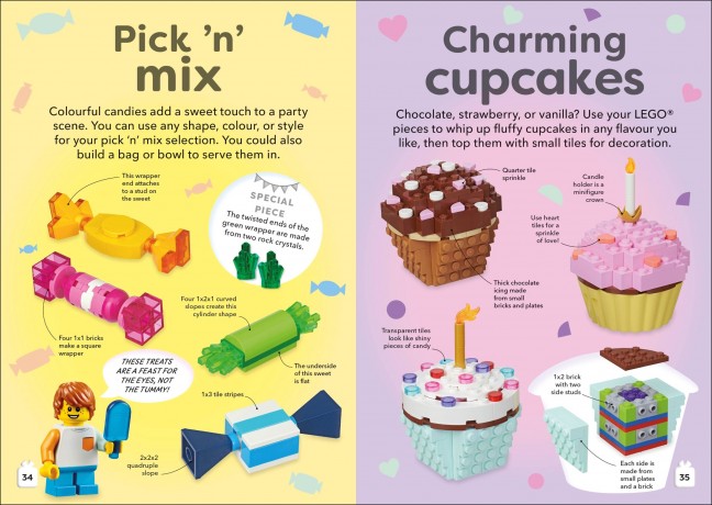 Lego Party Ideas with Exclusive LEGO Cake Mini Model Идеи для вечеринки с эксклюзивной мини-моделью LEGO Cake