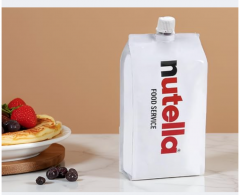 Nutella Food Service 1000g x 2st, Шоколадно-ореховая паста порционная (Германия), мягкая упаковка, крем с фундуком и какао, для завтраков и десертов, Набор 2 шт х 1 кг 