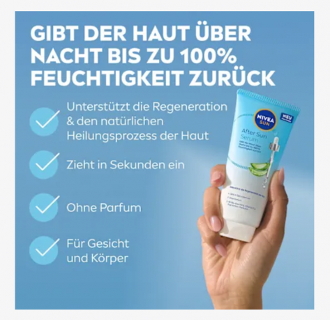 NIVEA SUN After Sun Serum, Сыворотка после загара, 100 мл