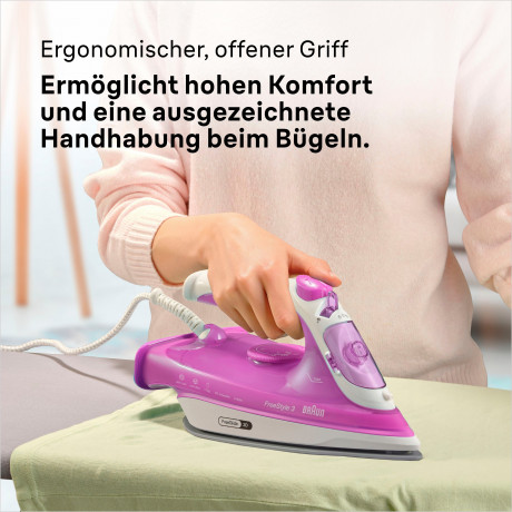 Braun Braun Dampfbugeleisen Bugeleisen Braun FI3124 PU 2400 W Паровой утюг Braun Утюг Braun FI3124 PU 2400 Вт
