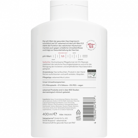 SEBAMED Meersalz Dusche, 400 ml, Себамед Гель для душа с морской солью, минеральный уход, 400 мл
