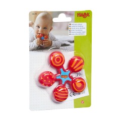 Haba Greifling Stern rot Сжимающая игрушечная звезда красная