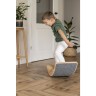MeowBaby Balance Board fur Kinder 80x30cm aus Holz mit Filz Балансборд детский 80х30см из дерева с войлоком