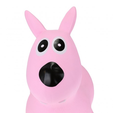 relaxdays Hupftier Hund rosa Копытная собака розовая
