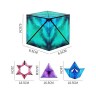 Hocan 3D geometrischer magnetischer Wurfel Padagogisches Spielzeug 3D Геометрический Магнитный Куб Обучающая Игрушка