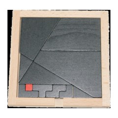 Holzspielzeug Knobelspiel ?kleiner roter Wurfel? Деревянная игра-головоломка? Маленькие красные кости?