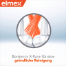 elmex Zahnbuerste Karriesschutz interX mittel, 1 St, Зубная щётка Kariesschutz interX средней жёсткости для очищения межзубных промежутков, 1 шт.