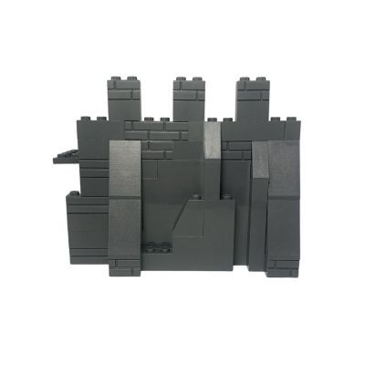 LEGO LEGO MOC Ritter Burg Schloss Mauer - dunkelgrau - 42 Teile LEGO MOC Knight Castle Стена замка - темно-серый - 42 детали