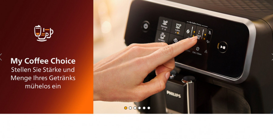 Philips Philips Kaffeevollautomat Series 2200 Kaffeevollautomat –WLAN-Konnektivitat Mit App-Steuerung, Kaffeeautomat Cafemaschine Kaffeemaschine mi Mahlwerk Vollautomat Cafe  Полностью автоматическая кофемашина Philips Series 2200, полностью автоматическа