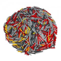 LEGO LEGO Technic Kreuzstangen gemischt - Fabrikneu Angebotspakete 250 LEGO Technic Kreuzstangen Поперечные перекладины LEGO Technic Mixed &mdash; Распродажа в новых упаковках 250 перекладин LEGO Technic