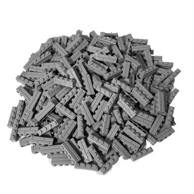 LEGO LEGO 1x4 Mauersteine Hellgrau - 500 Stuck - Light bluish grey brick 15533 LEGO 1x4 Bricks Light Grey — 500 штук — Светло-голубовато-серый кирпич 15533