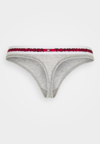 Tommy Hilfiger NATURE TECH THONG Thong mid grey heather ПРИРОДА ТЕХ ТОНГ Стринги средний серый вереск