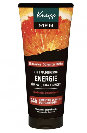 Kneipp 3 in 1 Pflegedusche Energie 200ml, Гель для душа для мужчин, 200 мл