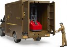 Bruder Mercedes Benz Sprinter UPS mit Fahrer und Zubehor ИБП Mercedes Benz Sprinter с драйвером и аксессуарами