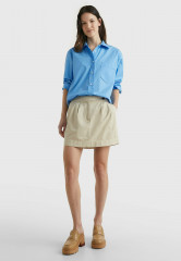 Tommy Hilfiger 1985 ORG CO POPLIN Button-down blouse hydrangea blue 1985 ORG CO POPLIN Блуза на пуговицах гортензия синяя