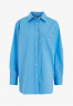 Tommy Hilfiger 1985 ORG CO POPLIN Button-down blouse hydrangea blue 1985 ORG CO POPLIN Блуза на пуговицах гортензия синяя