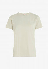 Tommy Hilfiger Basic T-shirt light sandalwood Базовая футболка светлое сандаловое дерево