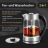 Impolio Impolio Wasser-/Teekocher Glas Wasserkocher mitTemp.-Einstellung, Teesieb  TUV Sud GS-Zert., 2200 W  Стеклянный чайник для воды/чая Impolio с регулировкой температуры, ситечко для чая, сертификат TUV Sud GS, 2200 Вт
