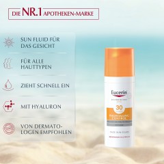 Eucerin Sun Fluid PhotoAging Control LSF 30  Солнцезащитный флюид против фотостарения SPF 30
