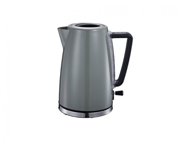 Michelino Wasserkocher elektrischer Wasserkocher, Heisswasserkocher, Wasserzubereiter, 1,7 l, 1850 W, mit 360° Kontaktsockel mit Kabelaufbewahrung Bordeaux Электрический чайник Michelino, чайник для горячей воды, чайник, 1,7 л, 1850 Вт, с контактным основ