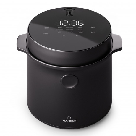 Klarstein Klarstein Reiskocher Kenbu, 350 W, mit dampfgarer Elektrisch Multifunktions Kocher Schwraz Rot Рисоварка Klarstein Kenbu, 350 Вт, с электрической многофункциональной плитой-пароваркой Черный