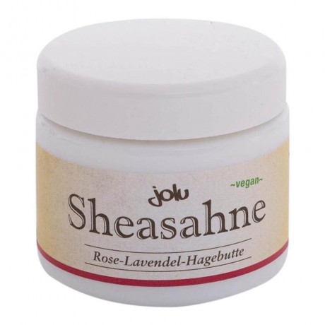 jolu Naturkosmetik Sheasahne Rose-Lavendel-Hagebutte 100ml  Крем Ши Роза-Лаванда-Шиповник 100мл