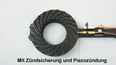 BlueCraft BlueCraft Gaskocher, (mit Piezozundung, Zundsicherung, inkl. Gasschlauch und Gasregler Druckminderer Gas), 10,5 kW 4 Fuss Hockerkocher Campingkocher Gasbrenner 4 Bein, Ideal fur das Zubereiten grosserer Mengen an Speisen  Газовая плита BlueCraft