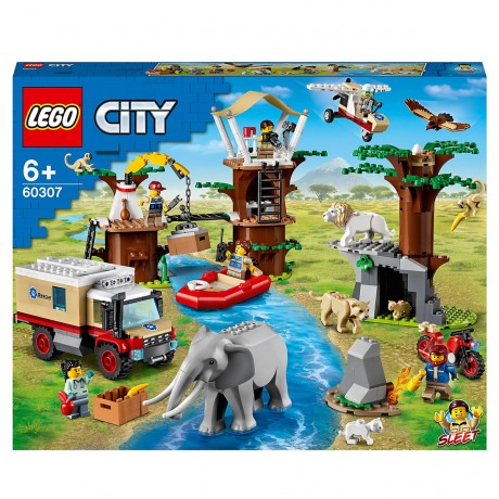 LEGO City Tierrettungscamp Городской лагерь спасения животных