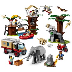 LEGO City Tierrettungscamp Городской лагерь спасения животных
