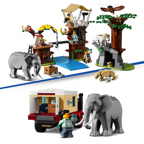 LEGO City Tierrettungscamp Городской лагерь спасения животных