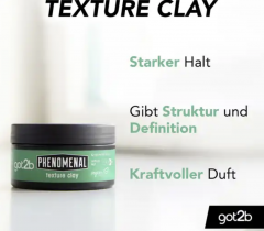 got2b Phenomenal Texture Clay Феноменальная текстурирующая глина для укладки волос, 100мл