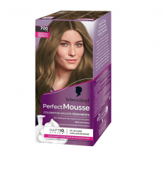 Schwarzkopf Perfect Mousse  Dark Blonde 700,  Краска-мусс для волос без аммиака тон 700 Русый, Германия