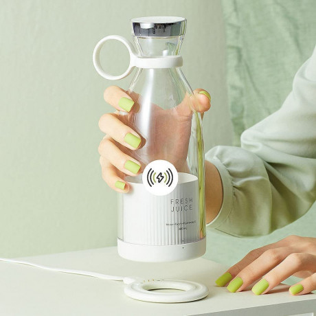 iceagle iceagle Smoothie-Maker 350ml Mini-Mixer frischer Saft kleiner Mixer  USB wiederaufladbarer, 20000r/min, 304 sus, leicht zu tragen, Anti-False-Touch  Производитель смузи Iceagle, мини-блендер на 350 мл, небольшой блендер для свежего сока, перезаряж