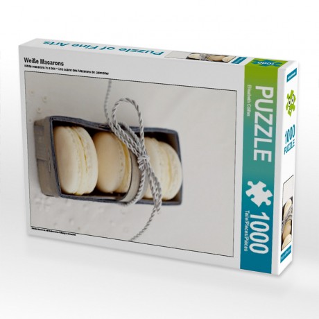 CALVENDO Puzzle CALVENDO Puzzle Weisse Macarons Пазл CALVENDO Puzzle Белые макароны