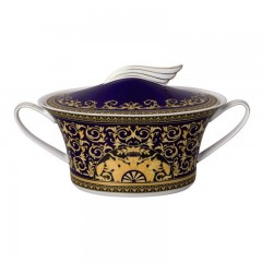 Rosenthal meets Versace Rosenthal Versace Medusa blue Schussel mit Deckel 1,60 L Rosenthal Versace Medusa синяя чаша с крышкой 1,60 л