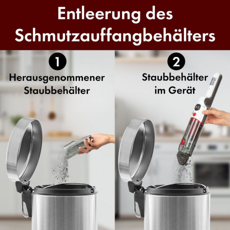 ProfiCare ProfiCare Akku-Handstaubsauger PC-Aks 3102, Slim Line-Design, 11,1 V Lithium-Ionen-Akku Беспроводной ручной пылесос ProfiCare PC-Aks 3102, тонкий дизайн, литий-ионный аккумулятор 11,1 В.