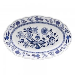 Hutschenreuther Hutschenreuther Blau Zwiebelmuster Platte oval 35 cm Hutschenreuther Овальное блюдо с узором из голубого лука 35 см
