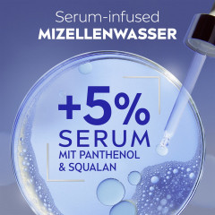 NIVEA Regenerierendes Mizellenwasser + 5% Serum, 400 ml, Нивеа Мицеллярная вода с 5% сывороткой, пантенол и сквалан, для усталой и чувствительной кожи, 400 мл