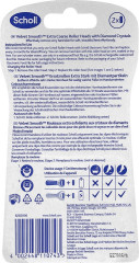 SCHOLL Velvet Smooth Wet &amp; Dry Ersatzrollen extra stark, 2 St, Шолль Сменные ролики Velvet Smooth для влажного и сухого педикюра, 2 шт