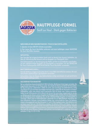 Sagrotan No-Touch Starter-Set Sardinia Dreams, Бесконтактный стартовый набор мыло Sardinia Dreams
