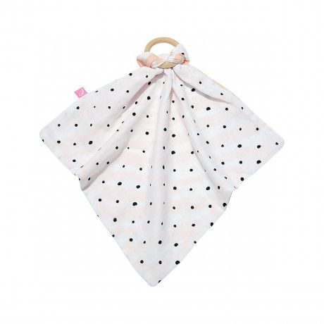 Motherhood Schmusetuch mit Beissring aus Holz Одеяло с деревянным кольцом для прорезывания зубов