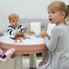 LittleTom Spieltisch rund inkl 1 Stuhl Rosa Игровой стол круглый включая 1 стул розовый