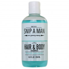 SNIP A MAN Hair &amp; Body Shampoo fresh juniper  Шампунь для волос и тела свежий можжевельник