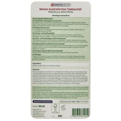 altapharma Reines Australisches Teebaumol Чистое Австралийское масло Чайного дерева восстанавливает кожу 30 г