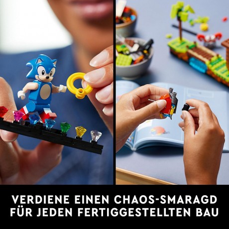 LEGO Ideas 21331 Sonic the Hedgehog  – Green Hill Zone ЛЕГО Соник Супер - ежик - зона Грин Хилл