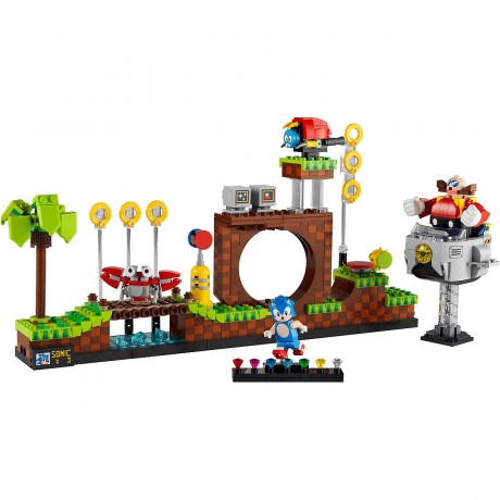 LEGO Ideas 21331 Sonic the Hedgehog  – Green Hill Zone ЛЕГО Соник Супер - ежик - зона Грин Хилл