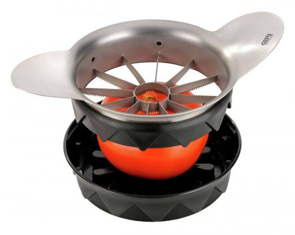 GEFU GEFU Tomaten-\/Apfelteiler POMO schwarz/ silber Разделитель для помидоров и яблок GEFU POMO